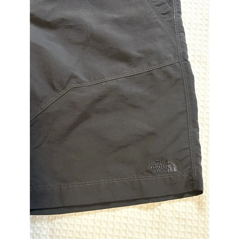 The North Face Men's Shorts Size 32 Nylon - Outdoor Hiking Charcoal Gray AXEZ